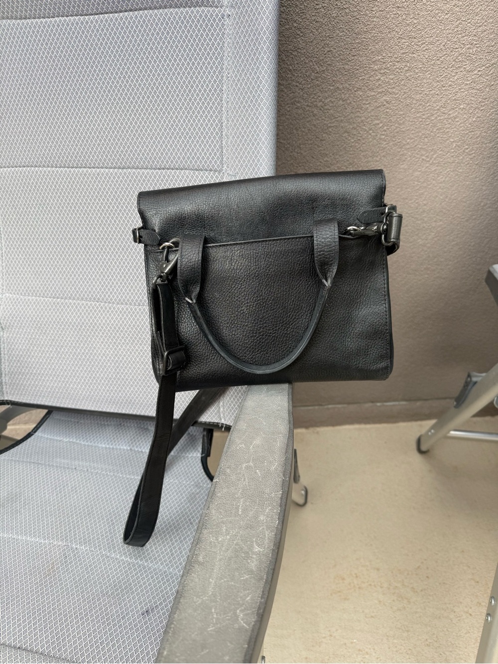 Shinola Small Soft Satchel Luxe Grain Black Leather Satchel – $660 Retail - Picture 2 of 6